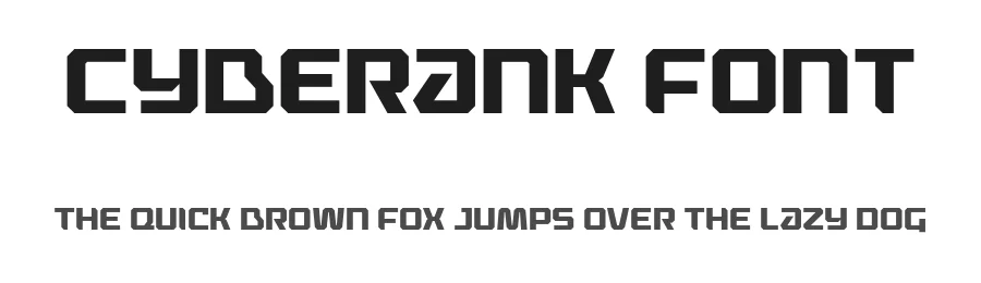 Cyberank Font by namaracreativestudio — Display Font