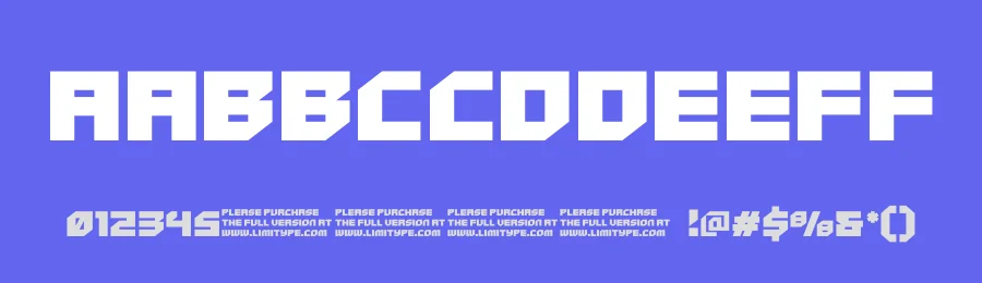 Cyberform – Futuristic Font by limitype — Display Font — thumbnail 3