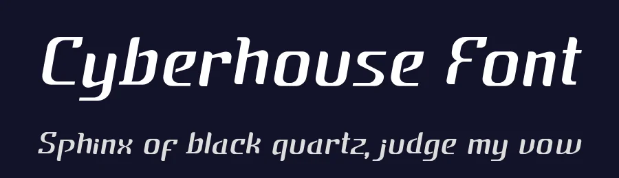 Cyberhouse Font by UICreative — Display Font — thumbnail 2