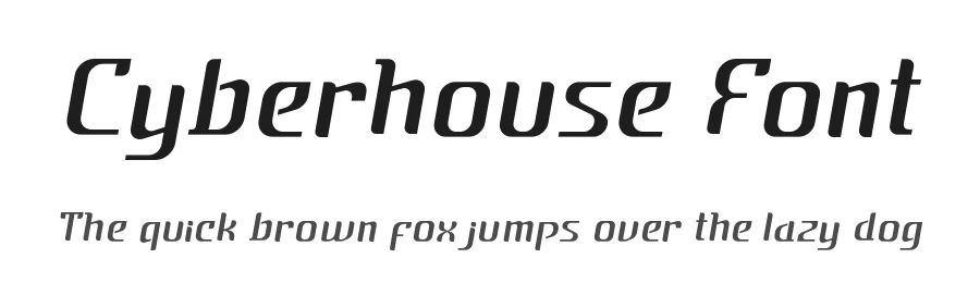 Cyberhouse Font by UICreative — Display Font