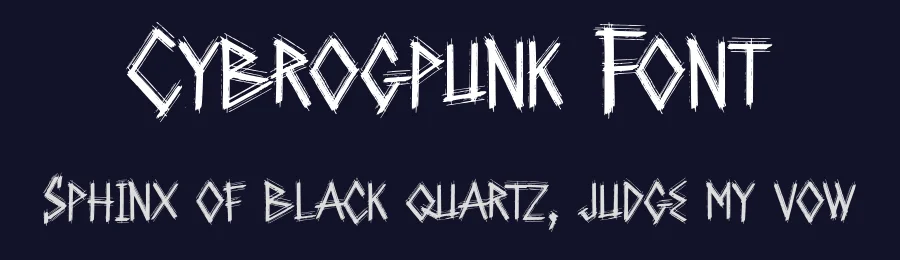 Cybrogpunk Font by hujantype — Script Handwritten Font — thumbnail 2