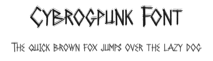 Cybrogpunk Font by hujantype โ Script Handwritten Font