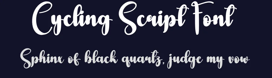 Cycling Script Font by andikastudio — Script Handwritten Font — thumbnail 2