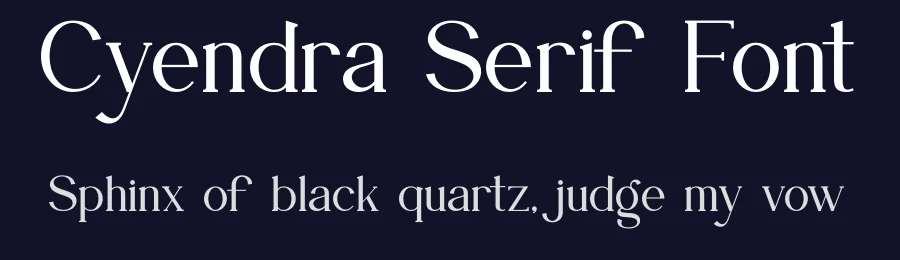 Cyendra Serif Font by ErmediaStudio — Serif Font — thumbnail 2