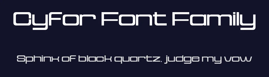 Cyfor Font Family by roomspace.cl — Decorative Font — thumbnail 2
