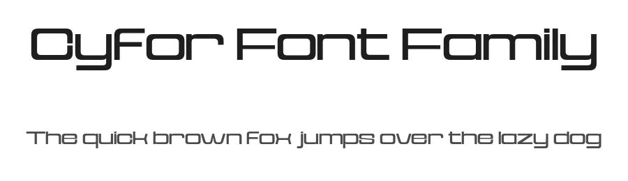 Cyfor Font Family by roomspace.cl — Decorative Font