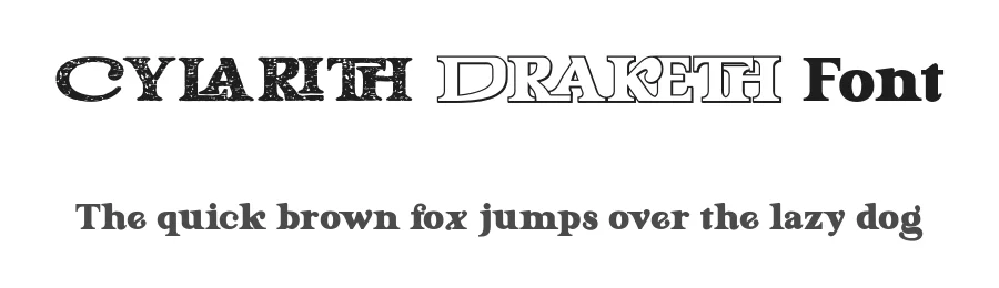 Cylarith Draketh Font by NDNL Studio — Display Font