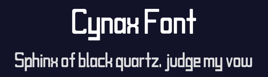 Cynax Font by YMsyaraf — Display Font — thumbnail 2