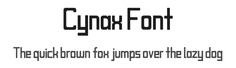 Cynax Font by YMsyaraf — Display Font