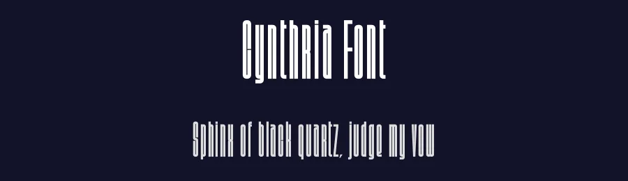 Cynthria Font by vpcreativeshop — Display Font — thumbnail 2