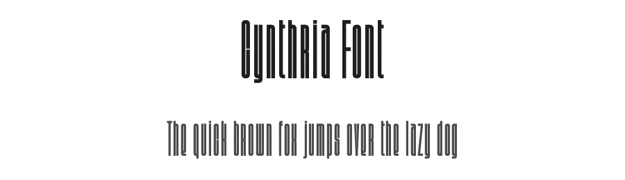 Cynthria Font by vpcreativeshop — Display Font