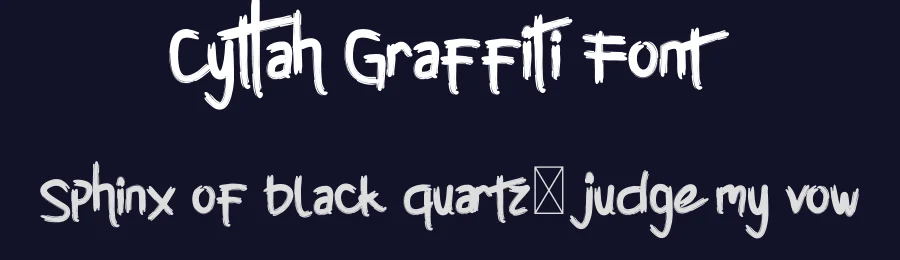 Cyttah Graffiti Font by edricstudio — Script Handwritten Font — thumbnail 2