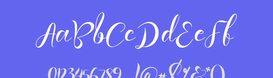 Dabistha Calligraphy Font by Yoga Letter — Script Handwritten Font — thumbnail 3