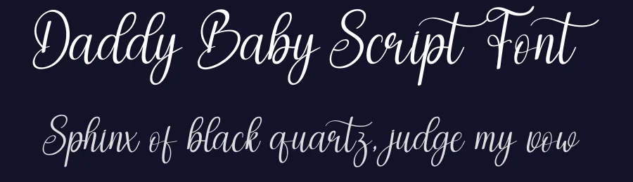 Daddy Baby Script Font by creativeletter — Script Handwritten Font — thumbnail 2