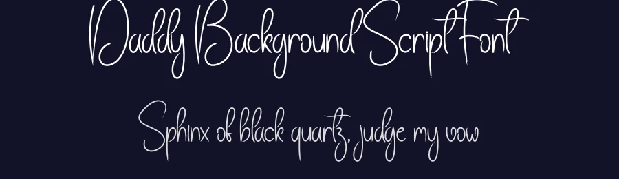 Daddy Background Script Font by creativeletter — Script Handwritten Font — thumbnail 2