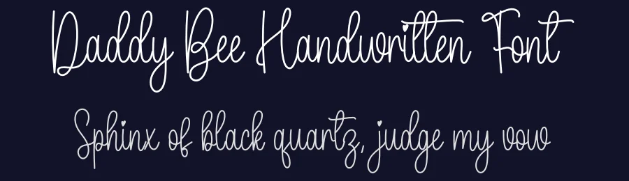 Daddy Bee Handwritten Font by creativeletter — Script Handwritten Font — thumbnail 2