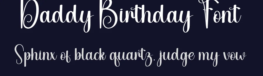 Daddy Birthday Font by andikastudio — Script Handwritten Font — thumbnail 2