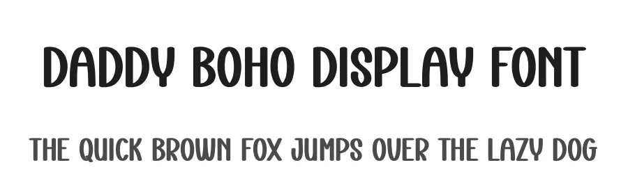 Daddy Boho Display Font by creativeletter — Display Font