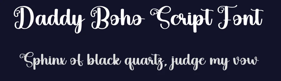 Daddy Boho Script Font by andikastudio — Script Handwritten Font — thumbnail 2