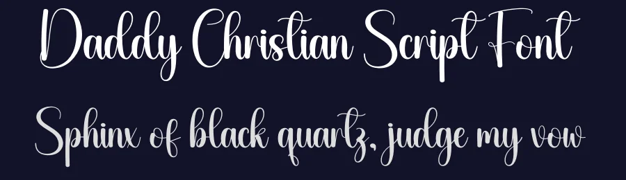 Daddy Christian Script Font by creativeletter — Script Handwritten Font — thumbnail 2