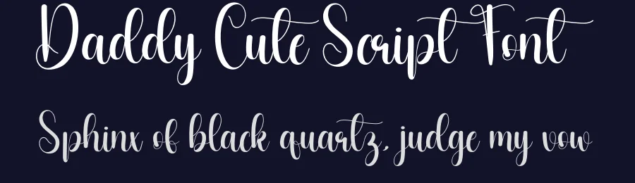 Daddy Cute Script Font by creativeletter — Script Handwritten Font — thumbnail 2
