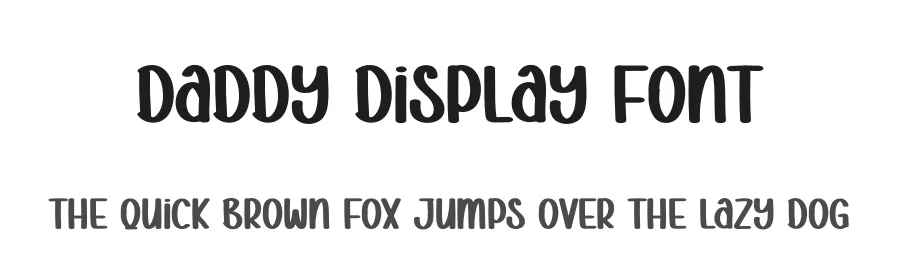 Daddy Display Font by Store_07 — Display Font