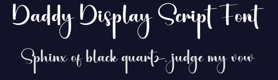 Daddy Display Script Font by creativeletter — Script Handwritten Font — thumbnail 2