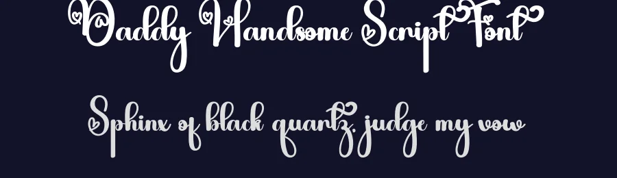 Daddy Handsome Script Font by andikastudio — Script Handwritten Font — thumbnail 2
