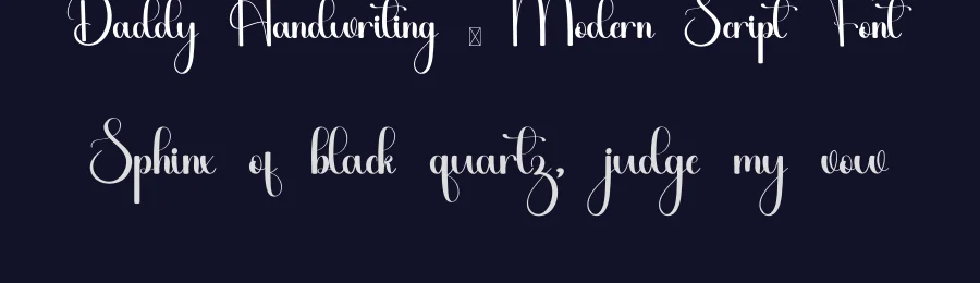 Daddy Handwriting – Modern Script Font by inermediaSTUDIO — Script Handwritten Font — thumbnail 2