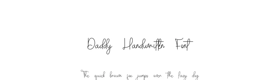 Daddy Handwritten Font by inermediaSTUDIO — Script Handwritten Font