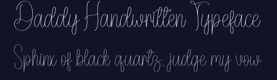 Daddy Handwritten Typeface by andikastudio — Script Handwritten Font — thumbnail 2