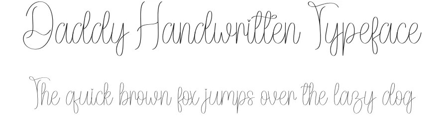 Daddy Handwritten Typeface by andikastudio — Script Handwritten Font