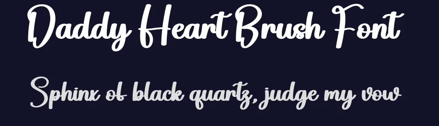 Daddy Heart Brush Font by andikastudio — Script Handwritten Font — thumbnail 2