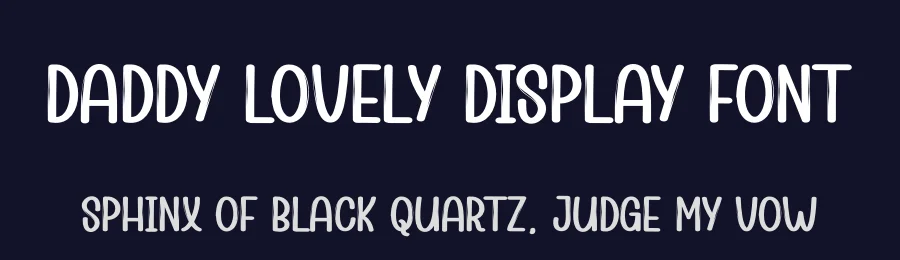 Daddy Lovely Display Font by andikastudio — Display Font — thumbnail 2