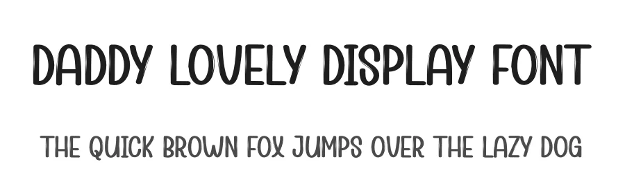 Daddy Lovely Display Font by andikastudio — Display Font
