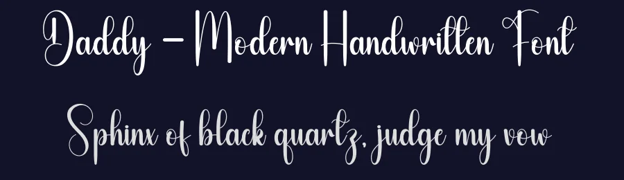 Daddy – Modern Handwritten Font by andikastudio — Script Handwritten Font — thumbnail 2