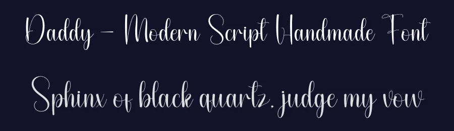Daddy – Modern Script Handmade Font by andikastudio — Script Handwritten Font — thumbnail 2