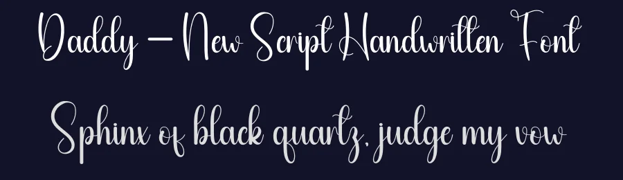 Daddy – New Script Handwritten Font by andikastudio — Script Handwritten Font — thumbnail 2