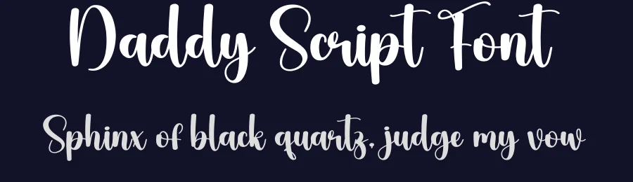 Daddy Script Font by creativeletter — Script Handwritten Font — thumbnail 2