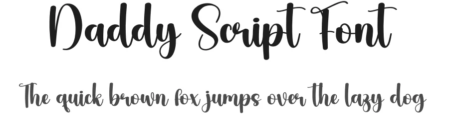 Daddy Script Font by creativeletter — Script Handwritten Font
