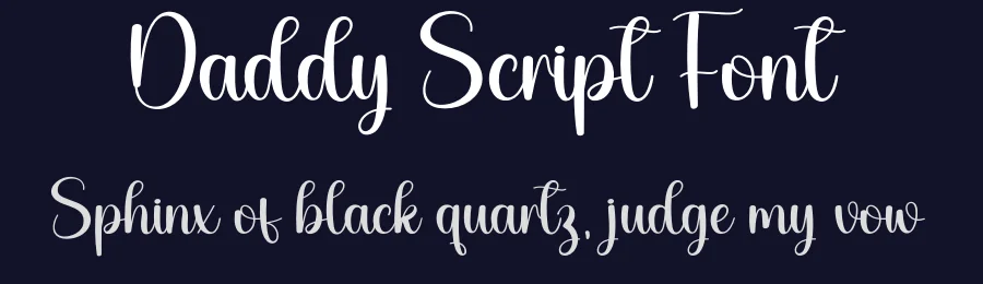 Daddy Script Font by creativeletter — Script Handwritten Font — thumbnail 2