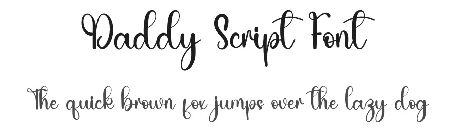 Daddy Script Font by inermediaSTUDIO — Script Handwritten Font