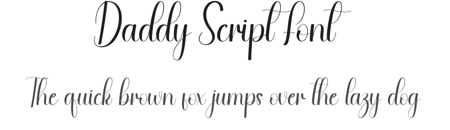Daddy Script Font by andikastudio — Script Handwritten Font