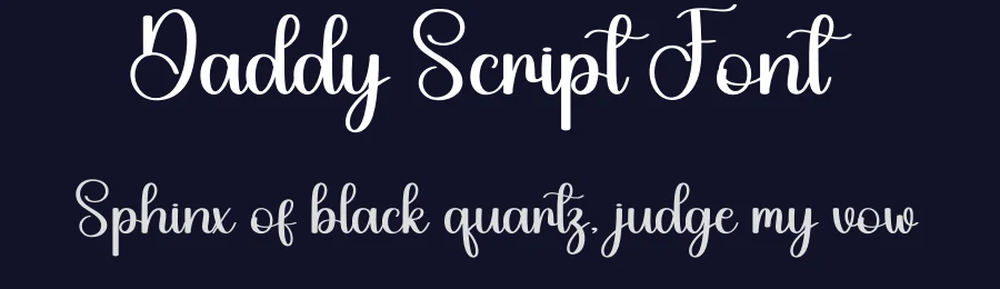Daddy Script Font by creativeletter — Script Handwritten Font — thumbnail 2