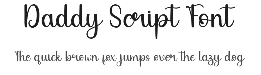 Daddy Script Font by andikastudio — Script Handwritten Font