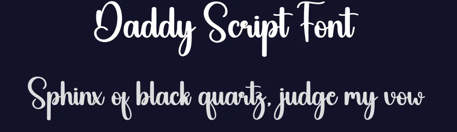 Daddy Script Font by andikastudio — Script Handwritten Font — thumbnail 2