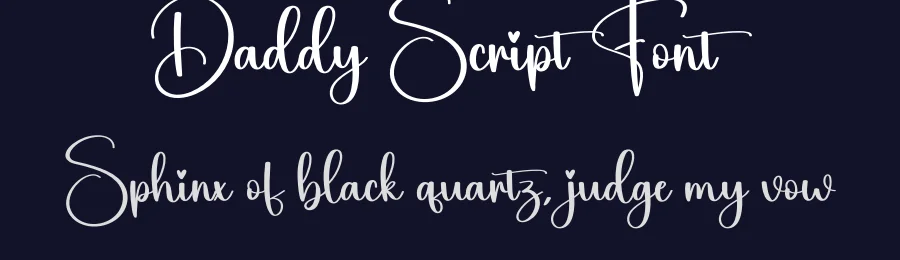 Daddy Script Font by creativeletter — Script Handwritten Font — thumbnail 2