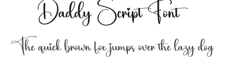 Daddy Script Font by creativeletter — Script Handwritten Font