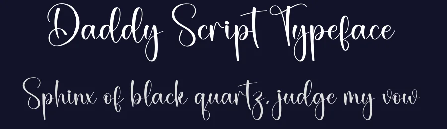 Daddy Script Typeface by creativeletter — Script Handwritten Font — thumbnail 2