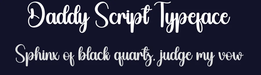 Daddy Script Typeface by andikastudio — Script Handwritten Font — thumbnail 2